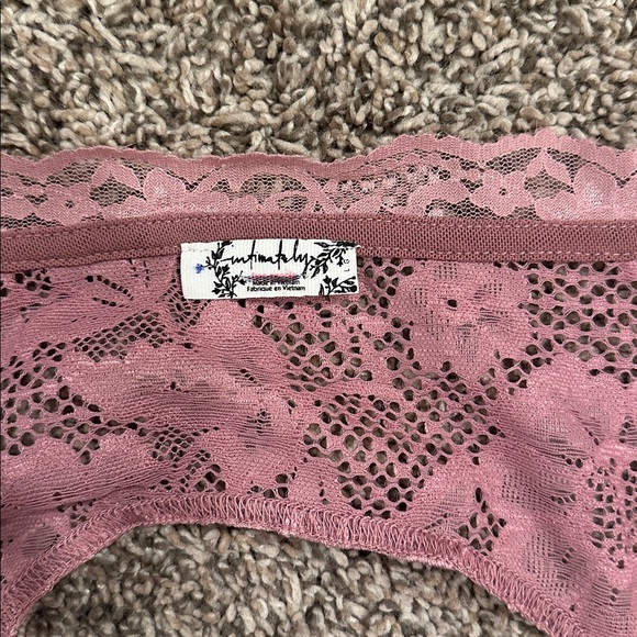 ❤️ Free People Intimately Perfectly Fine Floral Lace Mauve Bodysuit - Picture 6 of 8